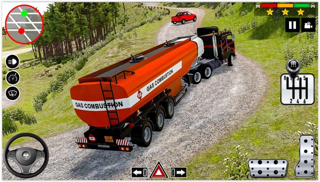 Oil Tanker Truck Driving Captura de tela 0