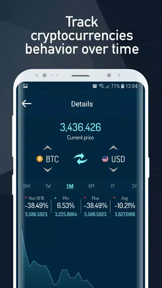 Cryptocurrency Rate Converter スクリーンショット 3