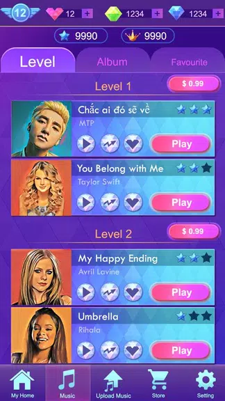 Schermata Music Tiles: Music Games 1