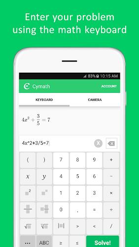 Cymath -  數學問題求解器應用截圖第2張
