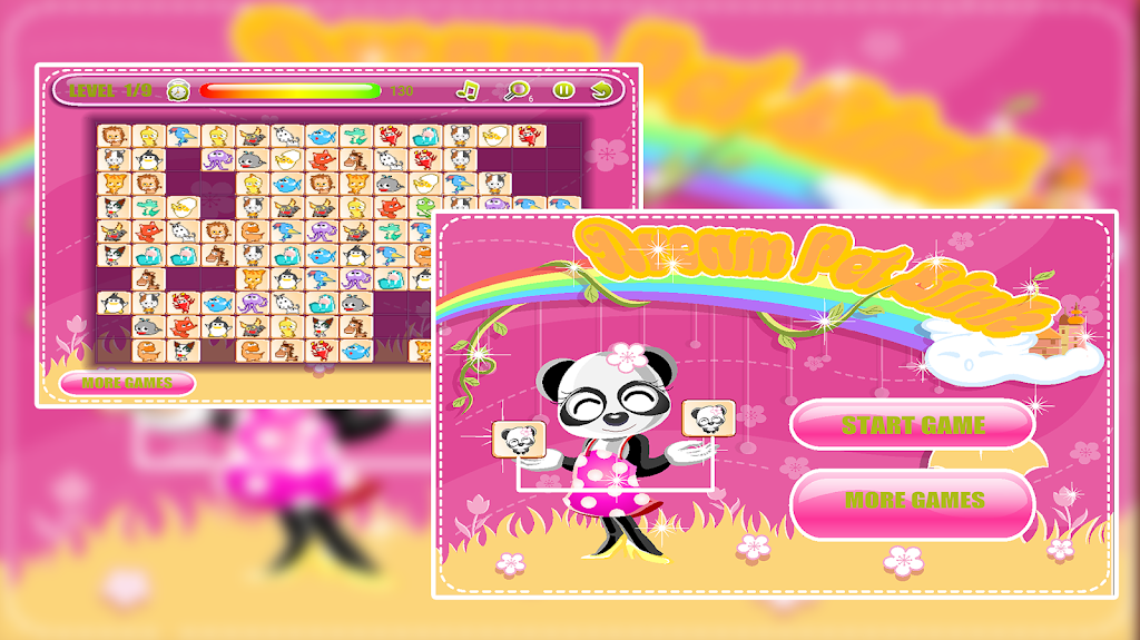 Dream Pet Link: Animal Mahjong Connect Скриншот 0