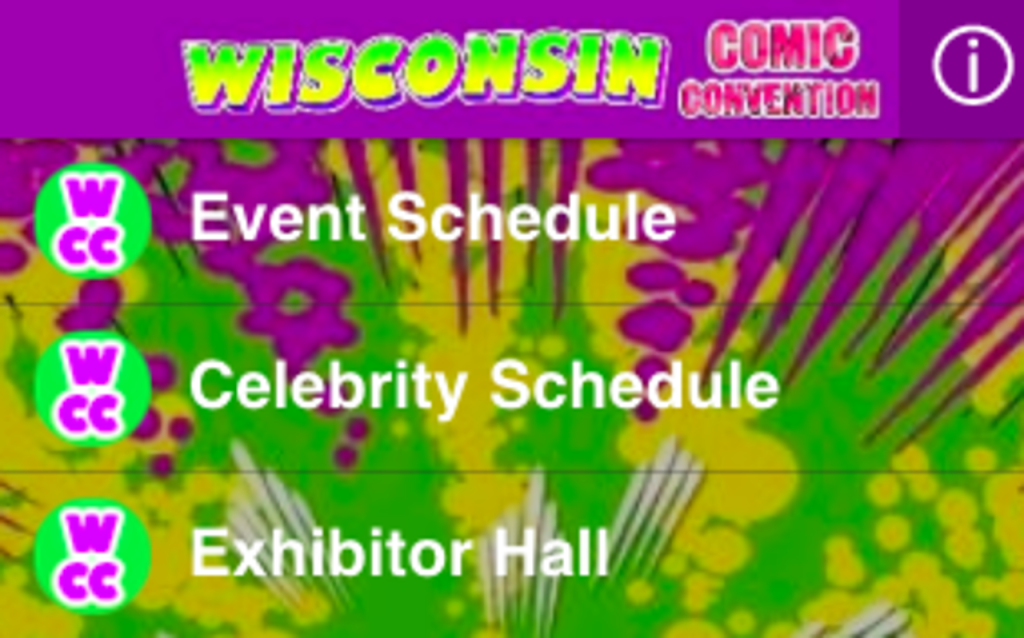 Wisconsin Comic Convention Capture d'écran 2