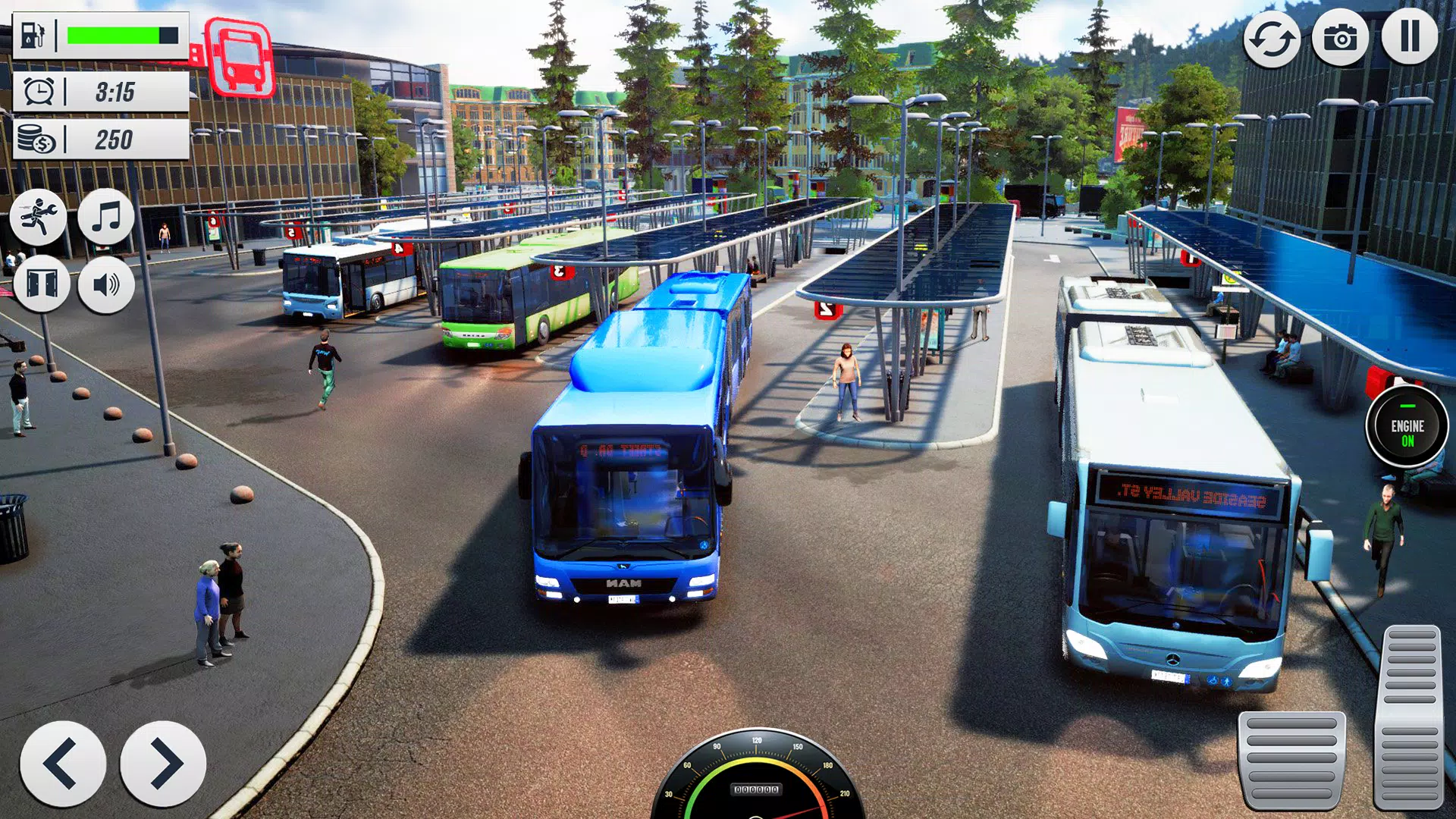 Highway Bus Driving Simulator ဖန်သားပြင်ဓာတ်ပုံ 1