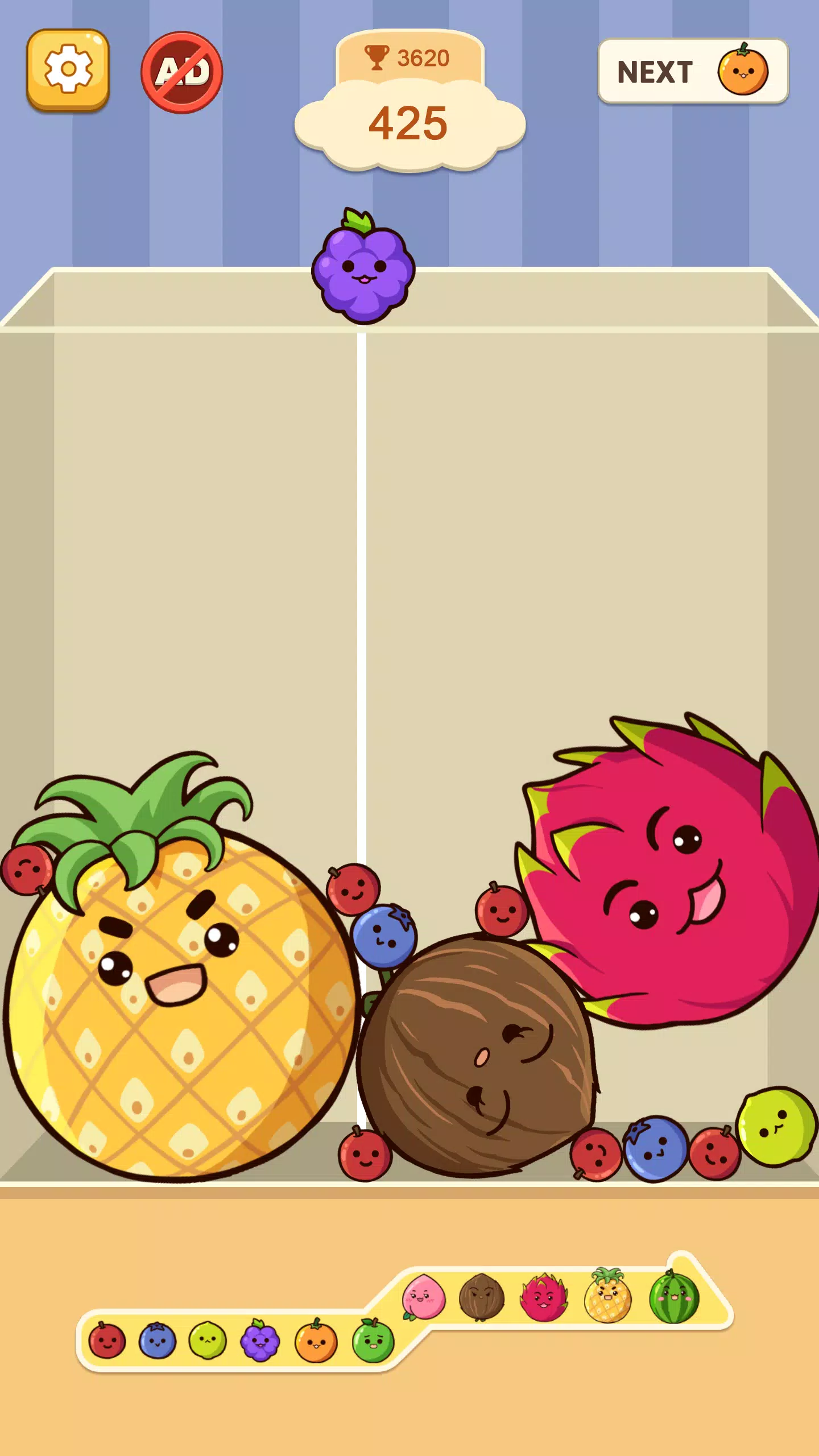 Fruit Merge: Juicy Drop Game স্ক্রিনশট 1