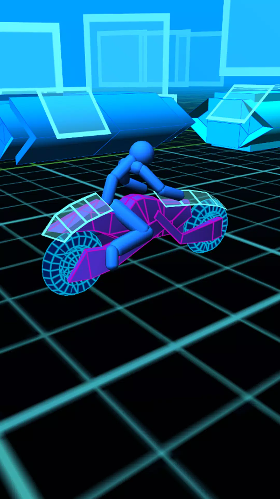 Stickman Neon Motorcycle Race應用截圖第2張
