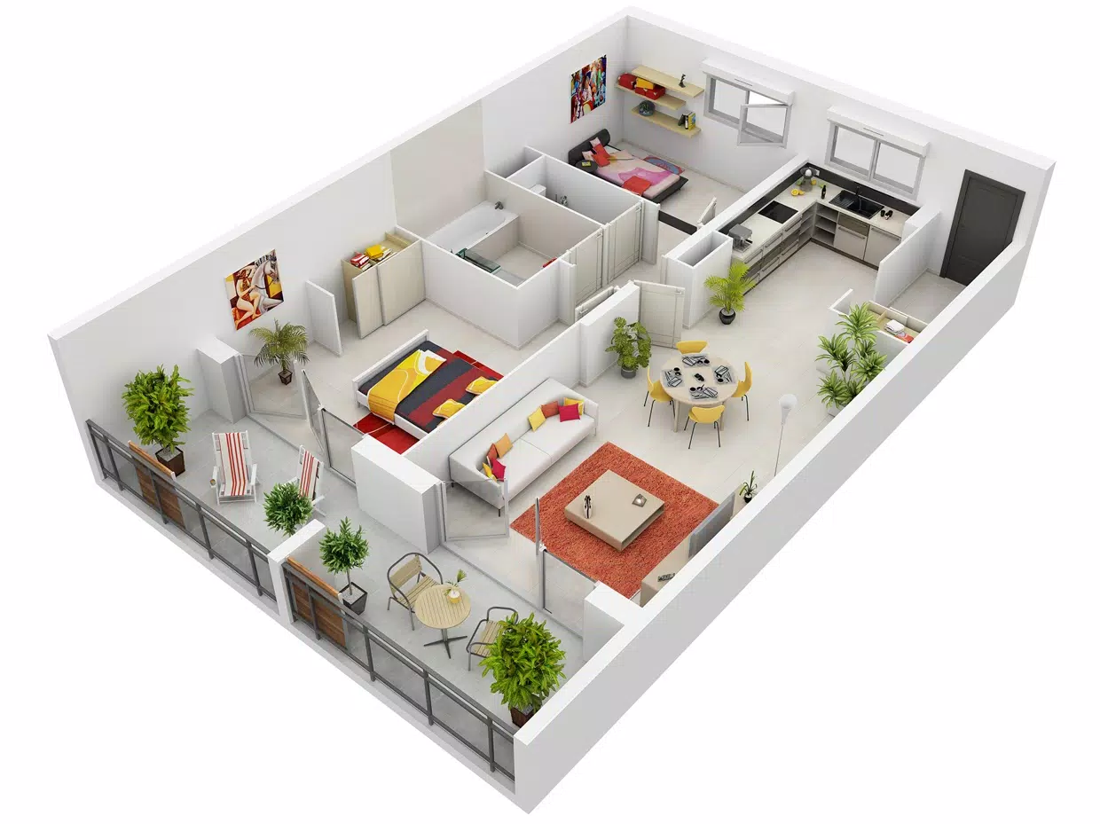 3D House Design स्क्रीनशॉट 3