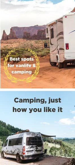 Camping App: StayFree Vanlife ภาพหน้าจอ 2