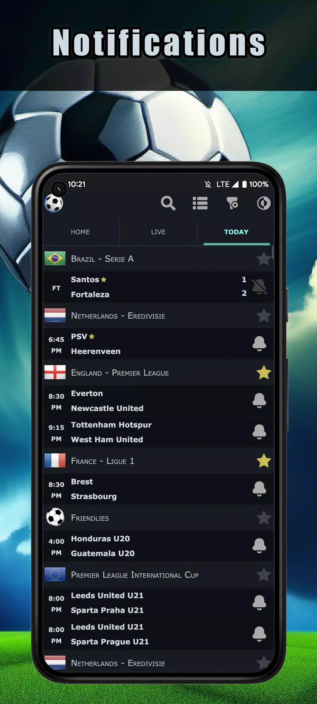 Football Live Scores Ekran Görüntüsü 2
