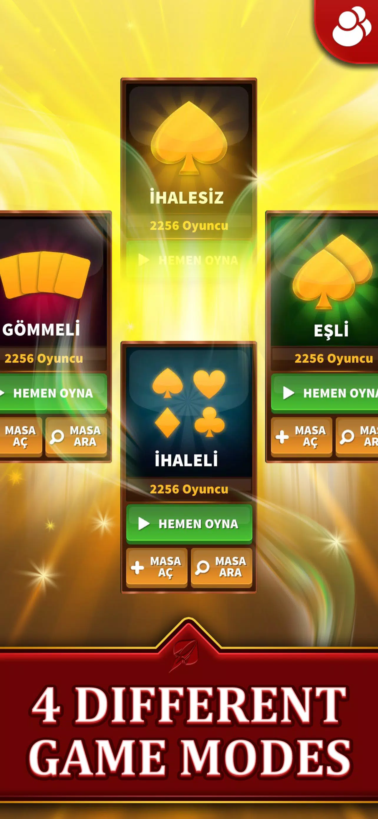 Spades - Batak Online HD应用截图第2张
