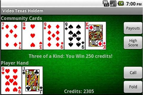 Video Texas Holdem Poker スクリーンショット 1
