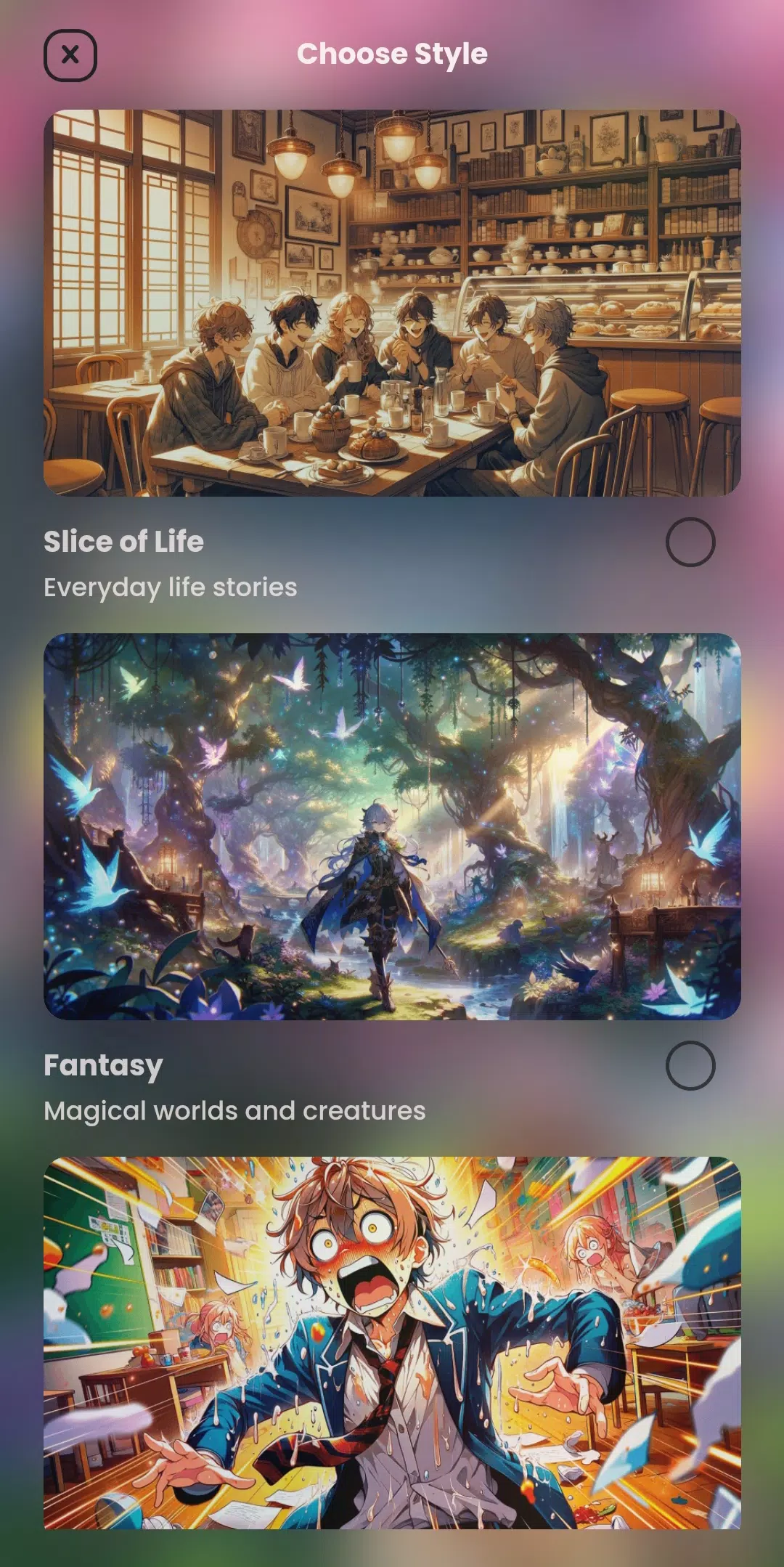 Anime Art Generator - AI Anime應用截圖第2張