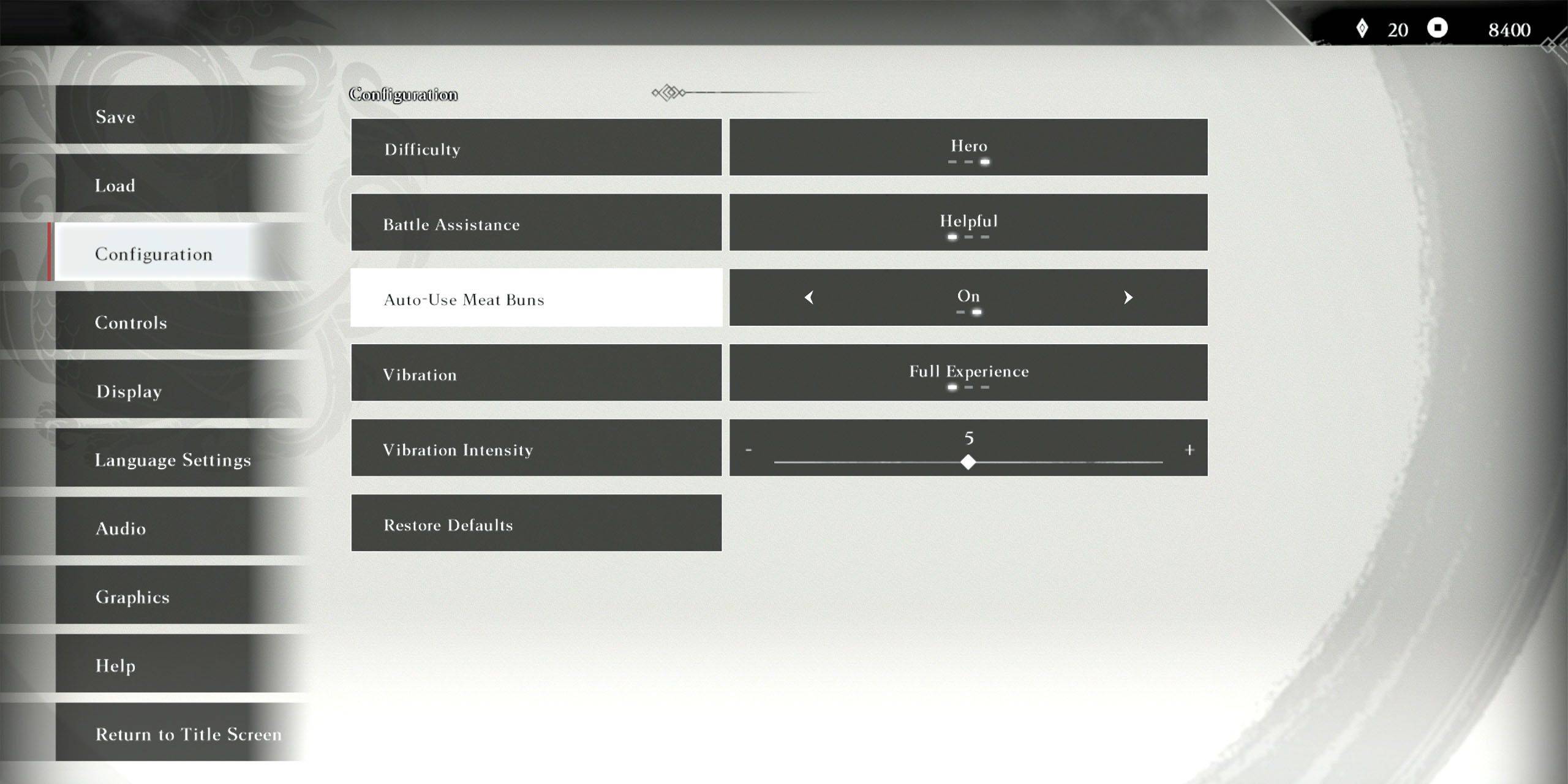 Auto-Healing Option