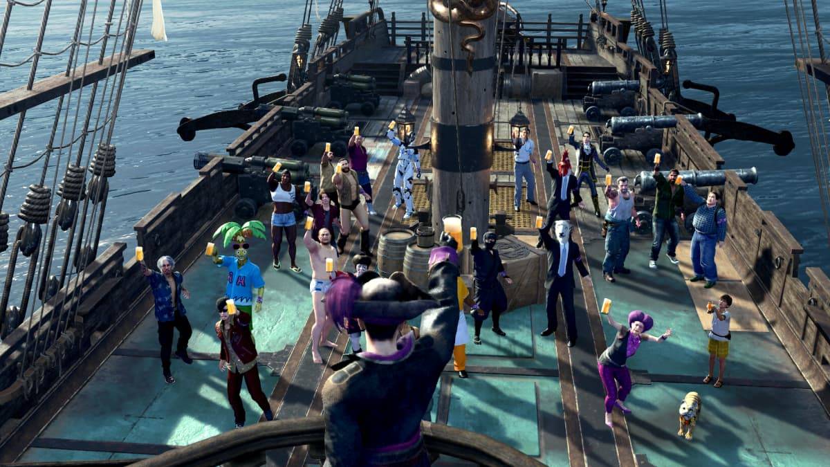 Rekrutuj całą załogę w jak smok: Pirate Yakuza Guide