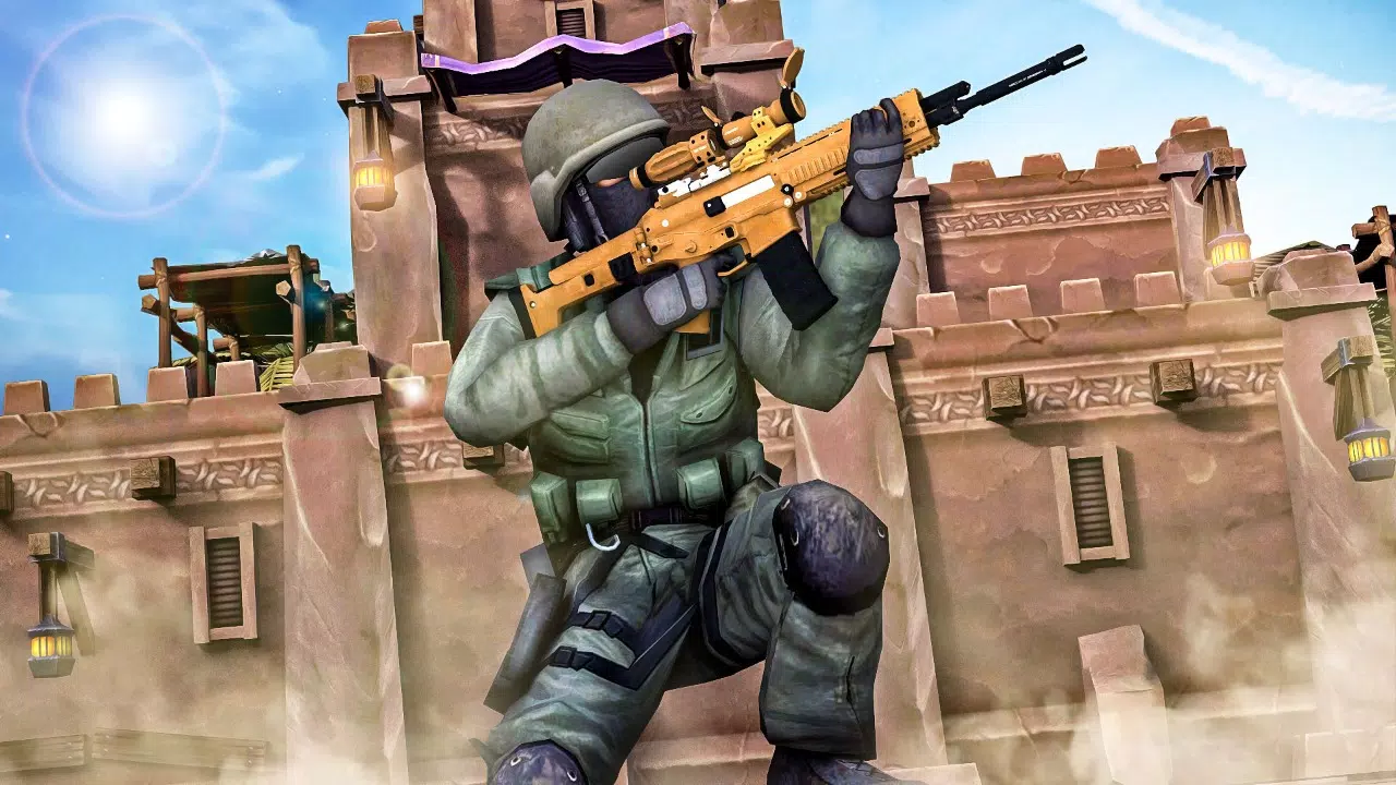 Real Call Of FPS Shooting Game Captura de tela 0