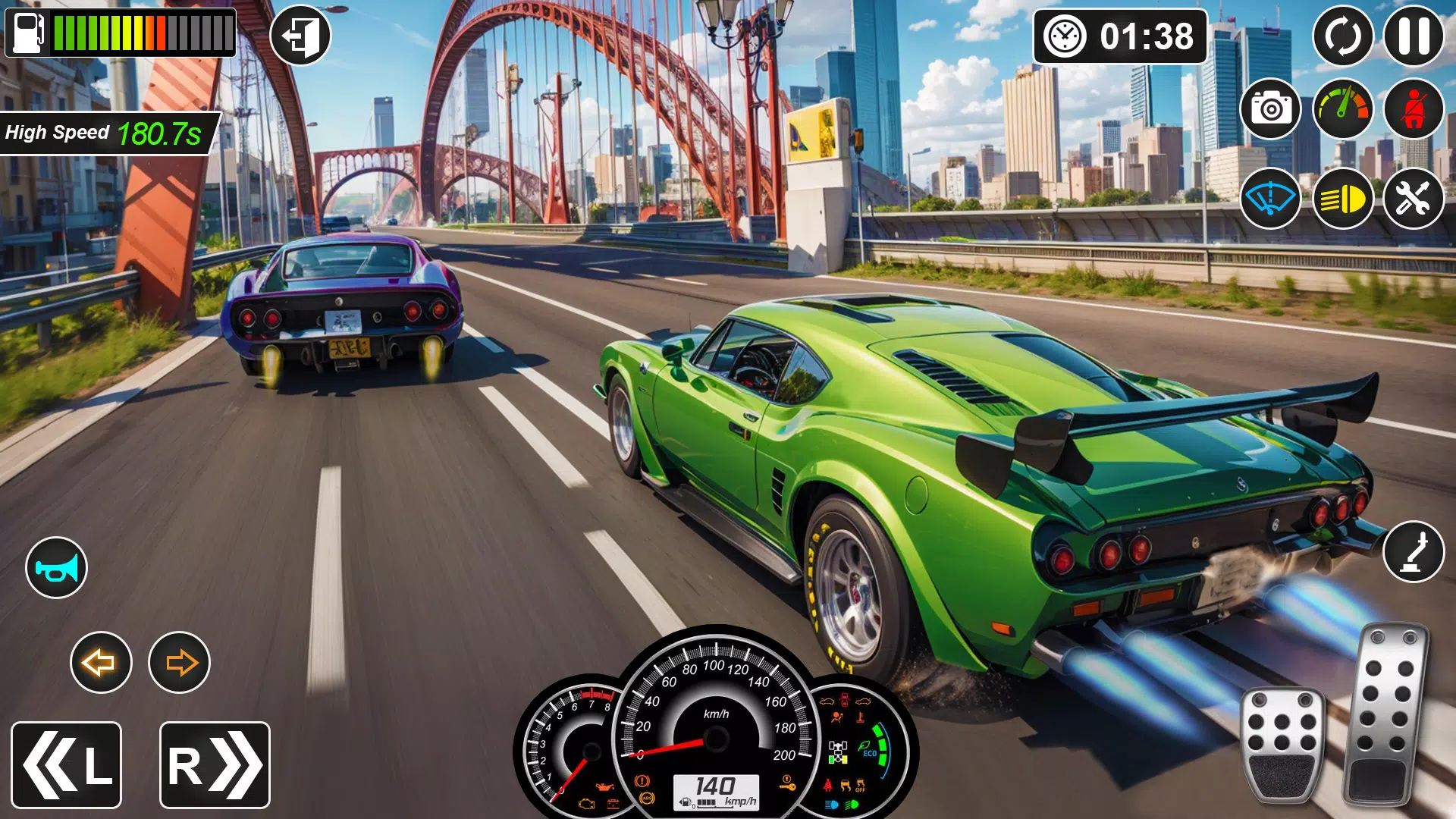 High Speed - Car Racing Game Tangkapan skrin 0