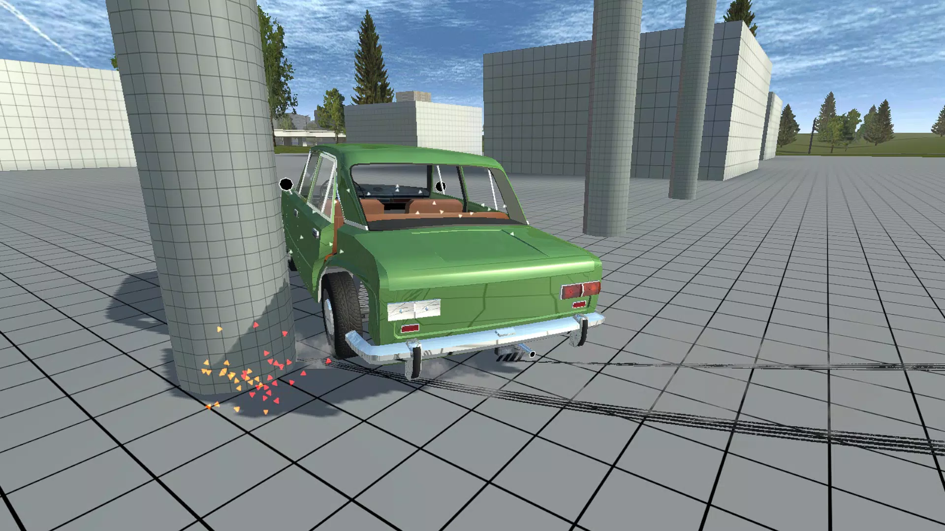 Schermata Simple Car Crash Physics Sim 0