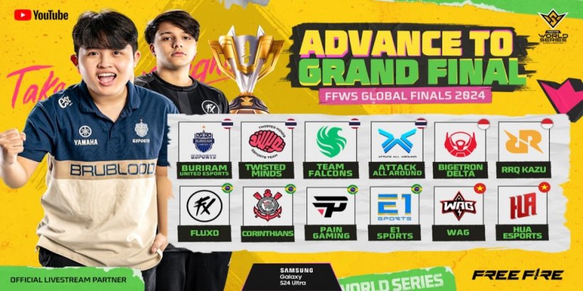 Les Free Fire World Series 2024 accueilleront leur grande finale ce week-end avec des performances puissantes d'icônes brésiliennes
