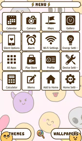 Enjoy Emoji Theme Tangkapan skrin 0