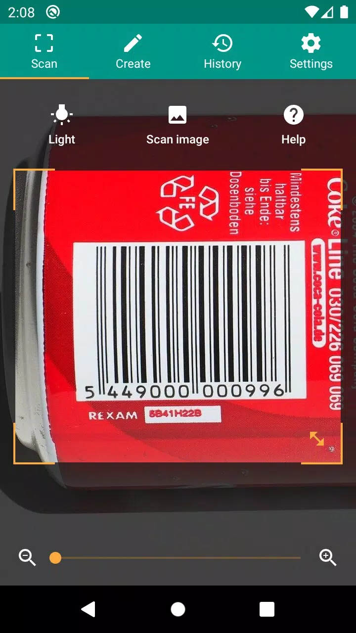 Lector de códigos QR y barras Captura de pantalla 1