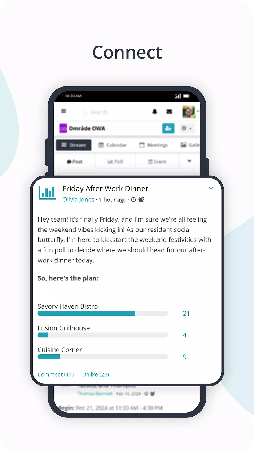 HumHub 스크린샷 2