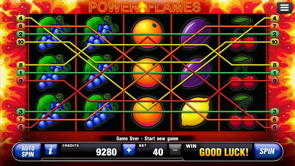 Power Flames Slot स्क्रीनशॉट 0