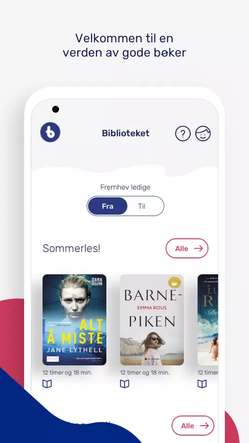 BookBites Bibliotek ภาพหน้าจอ 0