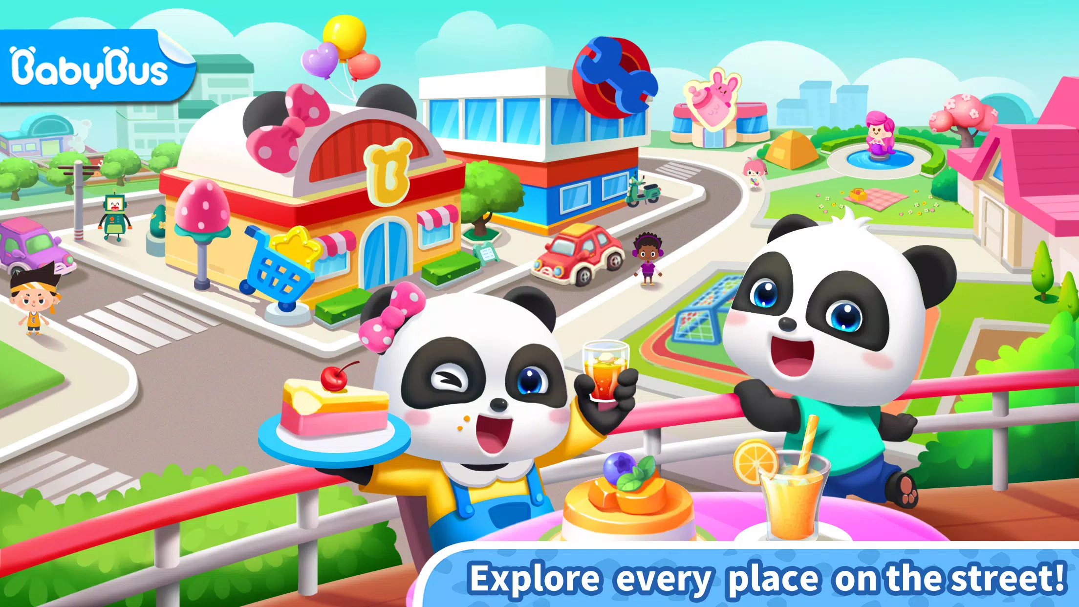 Little Panda's Town: Street Captura de tela 0