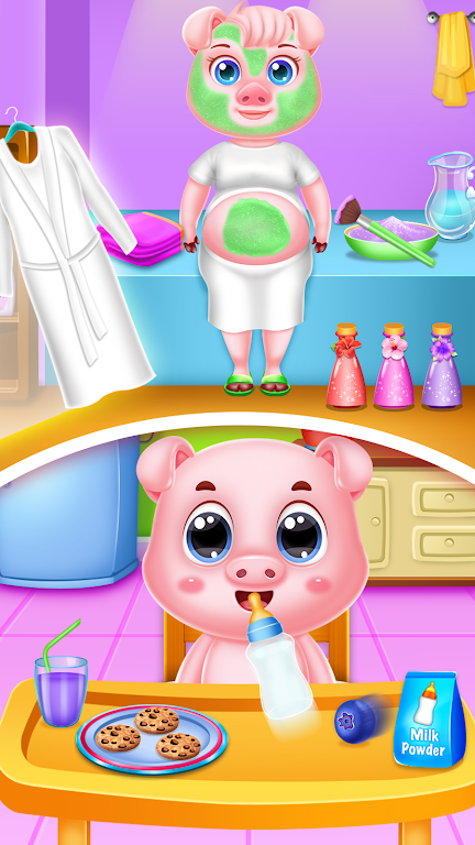 Pinky pig mom newborn應用截圖第1張