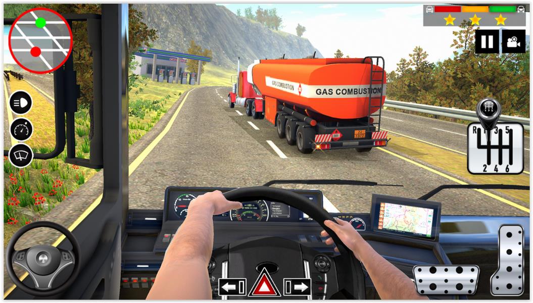 Oil Tanker Truck Driving Captura de tela 3