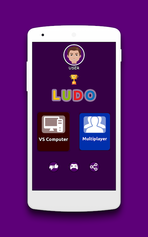 New Ludo Super Cup Offline Captura de pantalla 0
