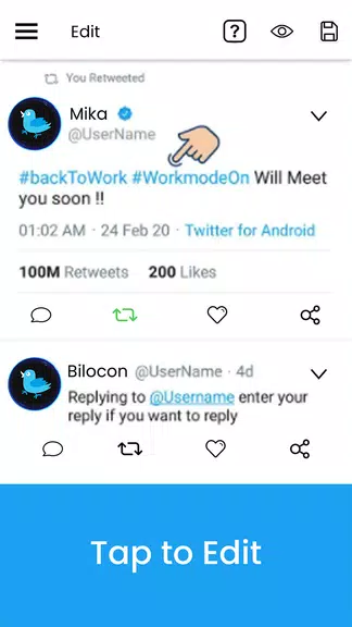Fake Tweet-Post Creator應用截圖第1張