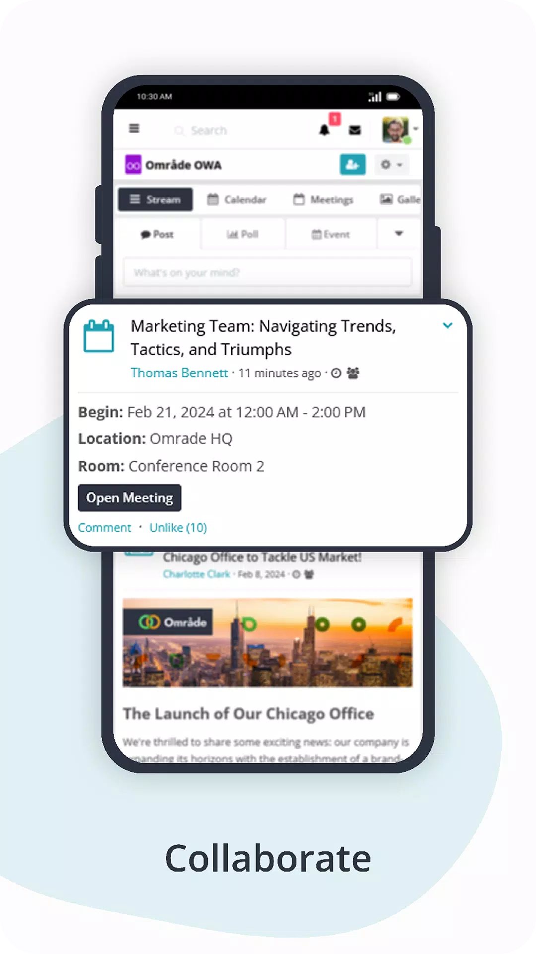 HumHub 스크린샷 3