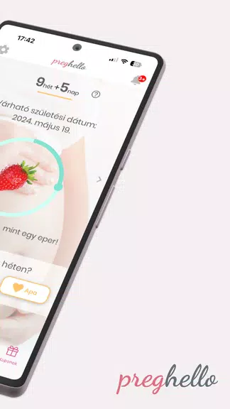 PregHello – terhességi app Zrzut ekranu 1