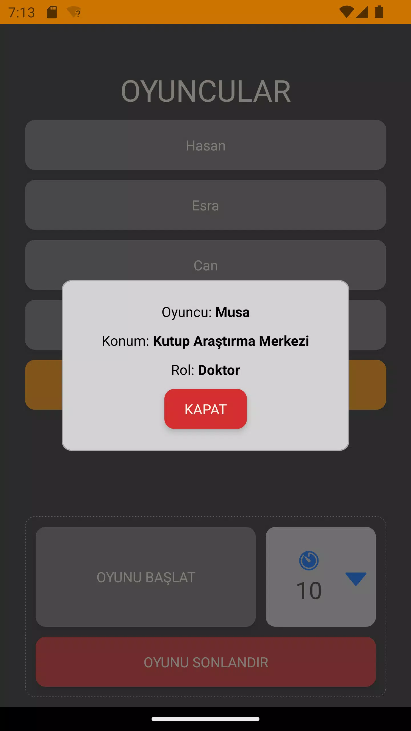Spyfall Tangkapan skrin 3