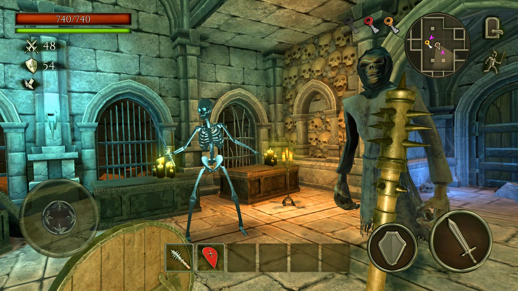 Ghoul Castle 3D - Action RPG應用截圖第1張