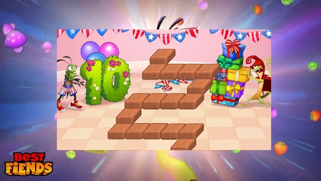 《呆萌小怪物 (Best Fiends)》慶祝成立 10 周年