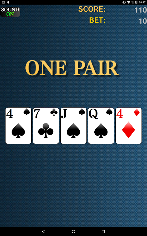 The Best Poker Card Game 스크린샷 2