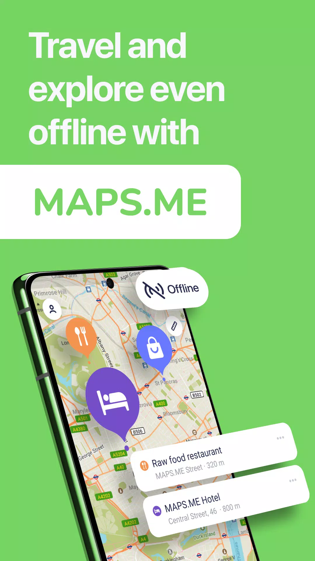 MAPS.ME ภาพหน้าจอ 0