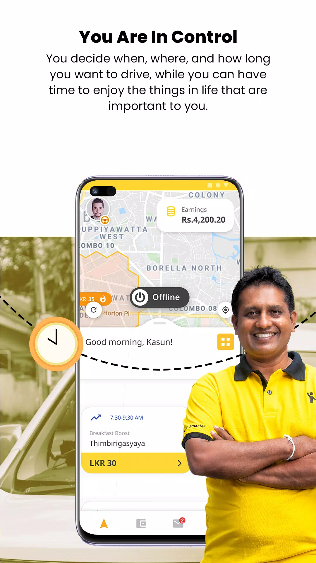 PickMe Driver स्क्रीनशॉट 1
