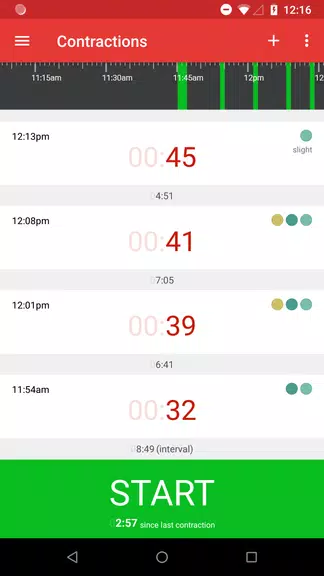 Contractions Timer for Labor Ảnh chụp màn hình 0