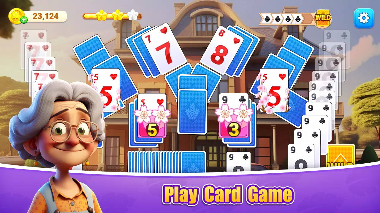 Patience Solitaire TriPeaks স্ক্রিনশট 1