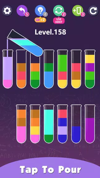 Water Sort Puzzle: Color Sort Capture d'écran 2