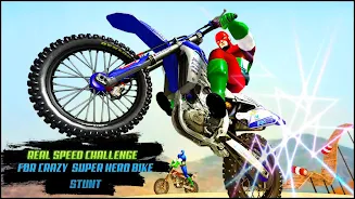 Bike Games Stunts: Spider Hero應用截圖第1張