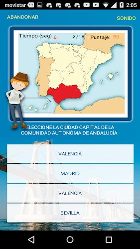 SPAIN - Capital Cities Game應用截圖第3張