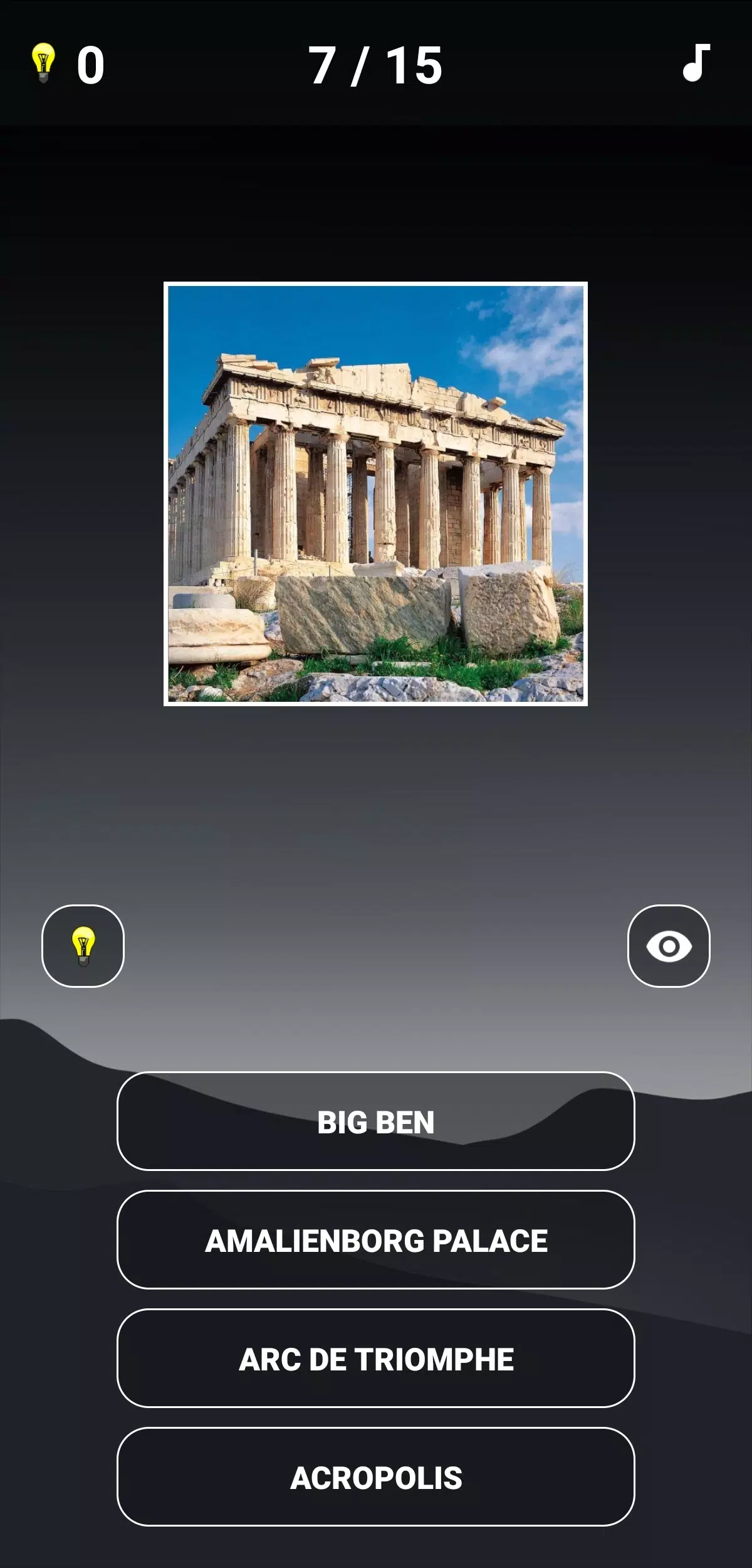 Landmarks Quiz Schermafbeelding 0