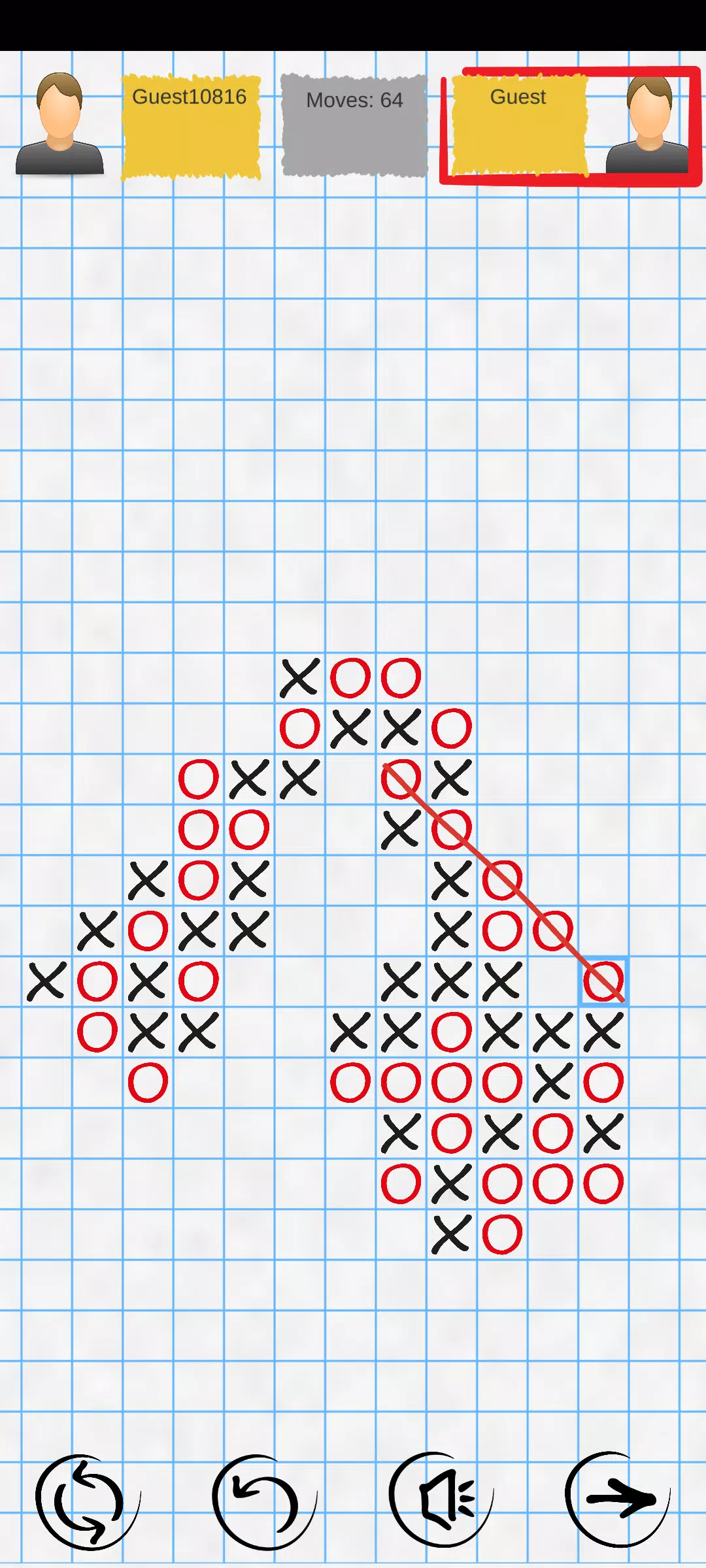 Mega Tic Tac Toe Onine Captura de pantalla 1