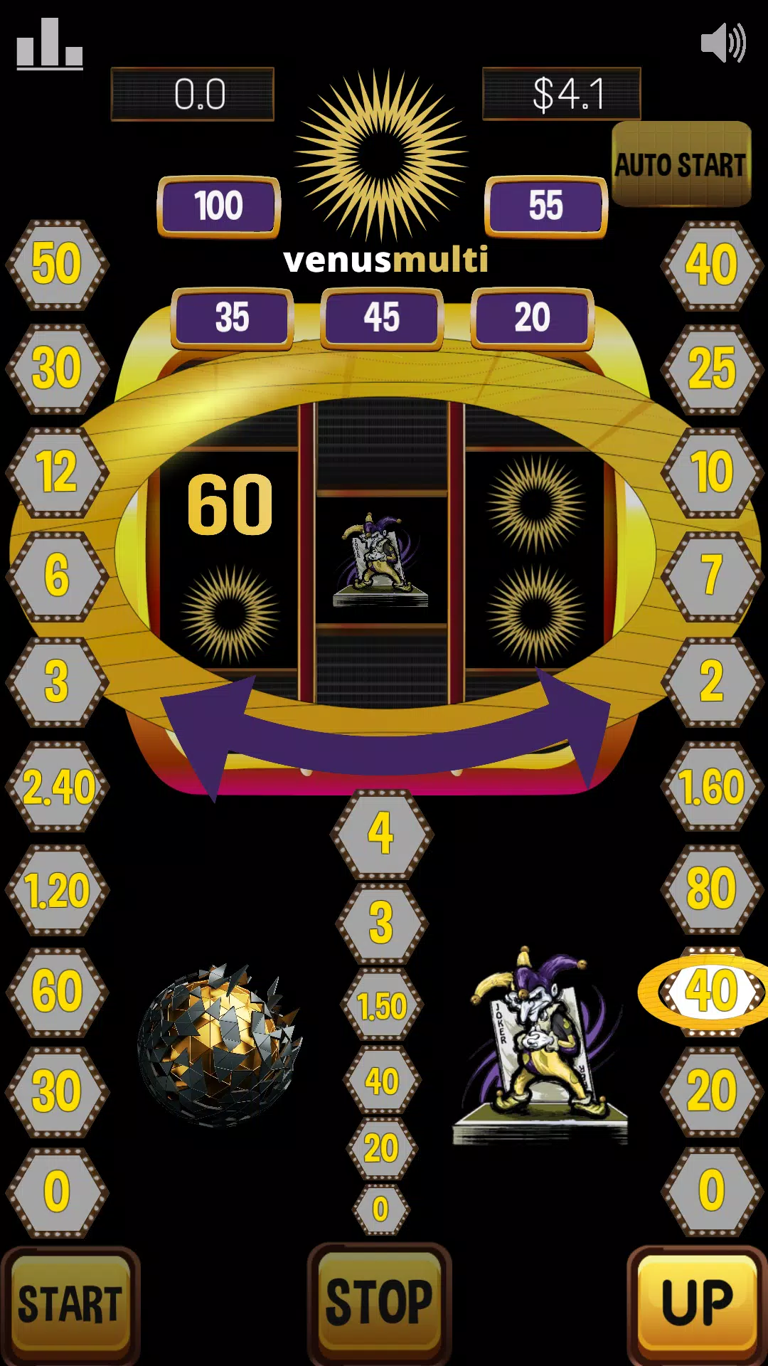 Venus multi slot machine – sun Tangkapan skrin 0