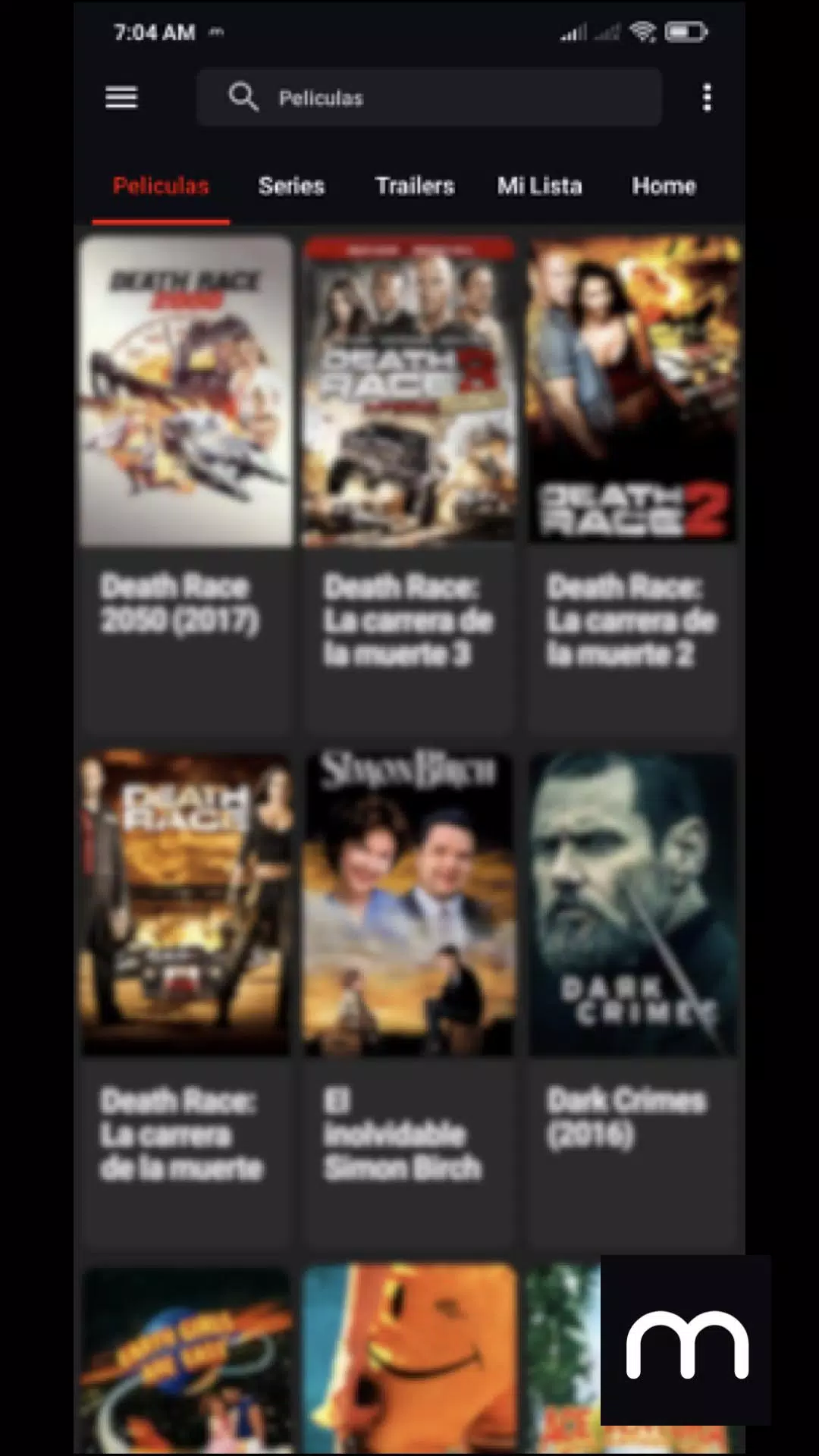 Movidy: Peliculas y Series Gratis Captura de tela 1
