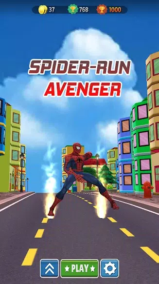 Spider Run Avenger 스크린샷 0