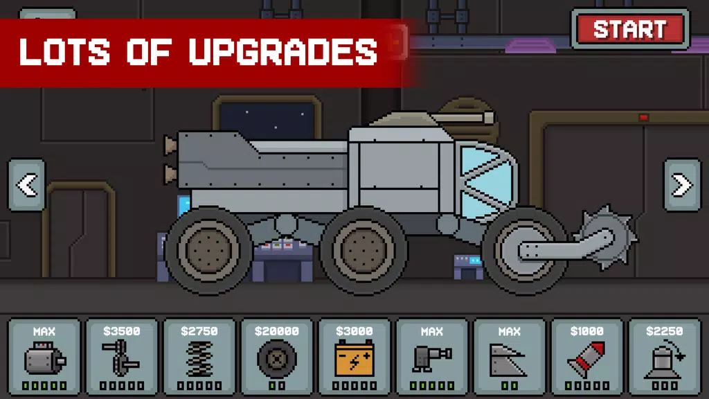 Death Rover: Space Zombie Race स्क्रीनशॉट 0